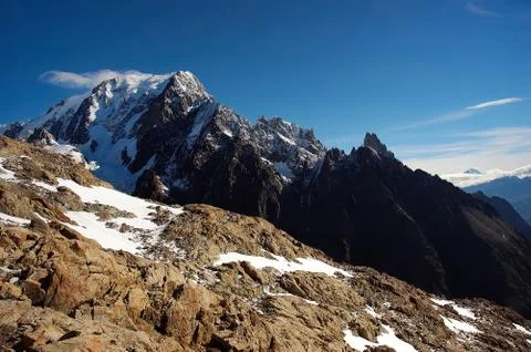 Mont blanc Stock-Fotos