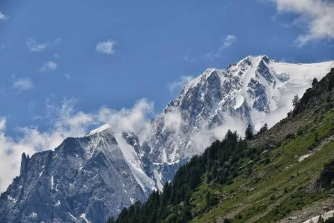 Mont Blanc . Stock Photos