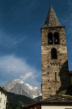 Mont Blanc summit Stock Photos