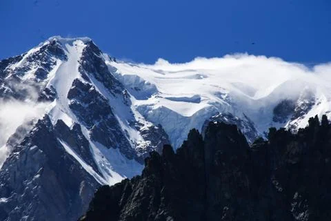 Mont Blanc Summit Stock Photos