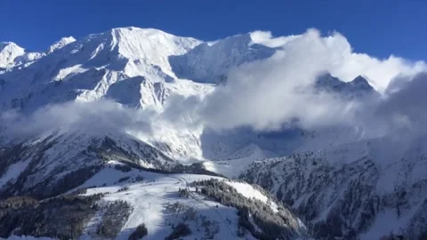 Mont Blanc Timelapse Stock Footage 150251338