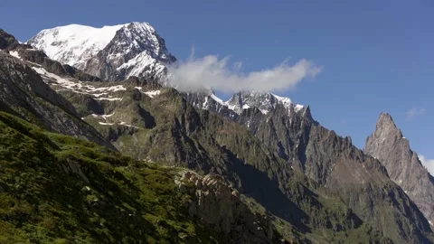 Mont Blanc, Timelapse Stock Footage 233466533