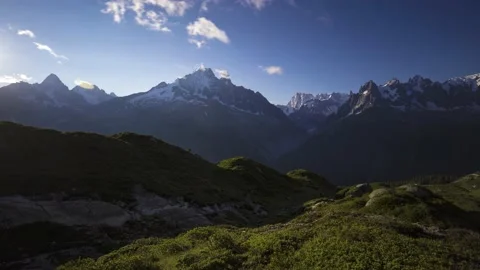 Mont Blanc, Timelapse Stock Footage 233466706