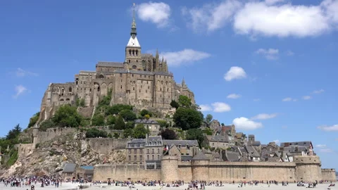Mont Saint Michel Stock Footage 220877375