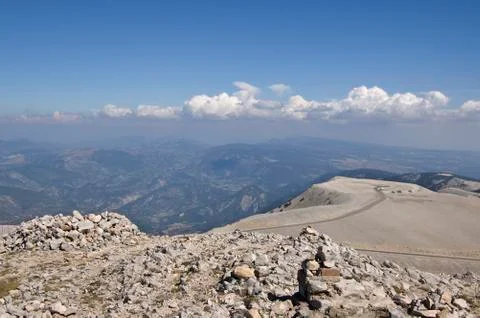 Mont ventoux summit Stock Photos
