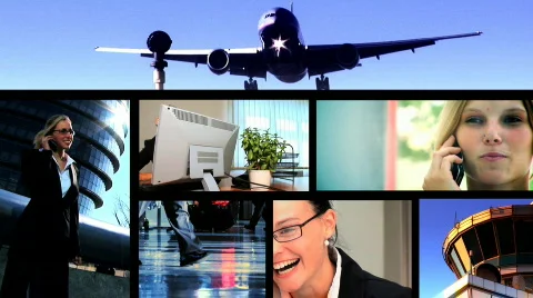 Montage Business People & Technology Stock Footage