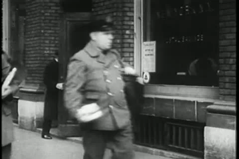 Montage - postal workers Stock Footage 11352251