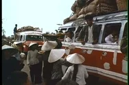A Montage Of Saigon Life In The 1960'S During The Vietnam War. Stock Footage