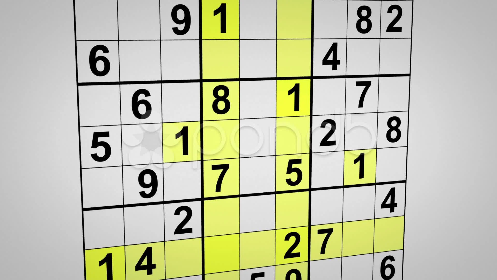 montage of solving sudoku puzzle animati... | Stock Video | Pond5