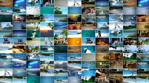 Montage Vacation 1 Stock Footage 10855400