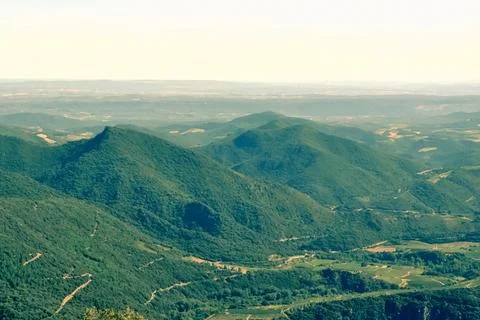 Montagne Noire landscape Stock Photos