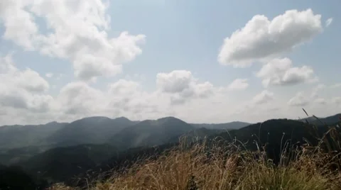 Montagne sky view+clouds -time lapsed Stock Footage 41190345