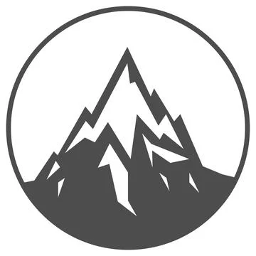 The montain logo vector design Stock Illustration