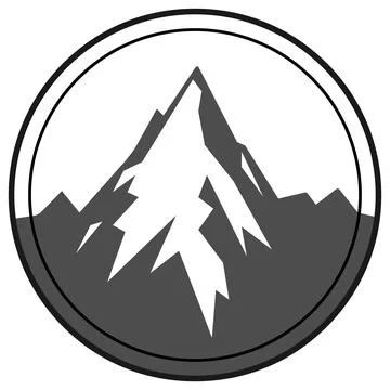 The montain logo vector design Stock Illustration