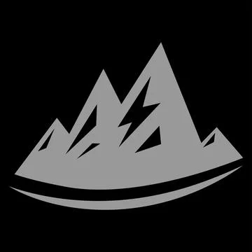 Montain logo vector illustration design Stock Illustration