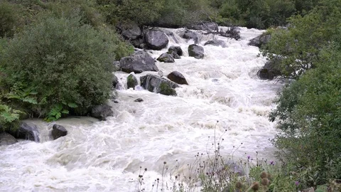 Montain river 525 Stock Footage