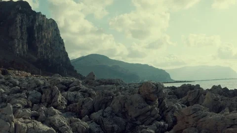 Montain in Sicily Stock Footage 79819179