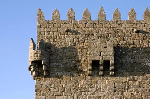 Montalegre castle Stock Photos