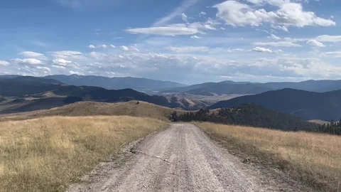 Montana driving Stock Footage 252511756
