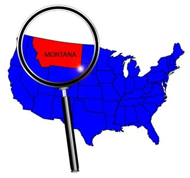 Montana Stock Illustration