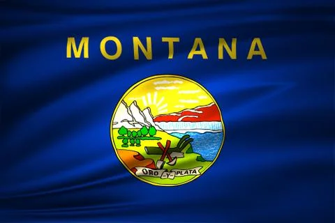 Montana Stock Illustration