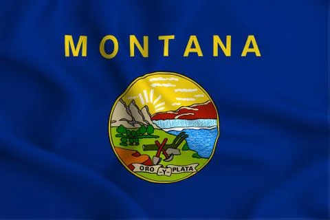 Montana Stock Illustration