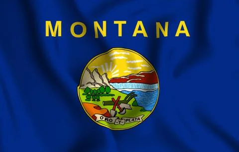 Montana Stock Illustration