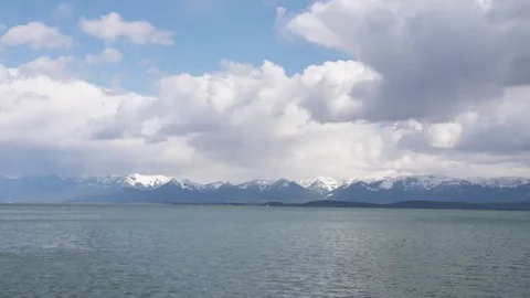 Montana Mountain Time Lapse Stock Footage