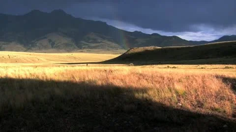 Montana Rainbow Stock Footage 9253253