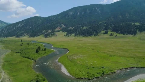 Montana River Stock Footage 235386048