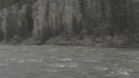 Montana River Rapids Push Out Fly Over Stockbeeldmateriaal 248722663