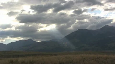 Montana Sky Timelapse Stock Footage 9253446