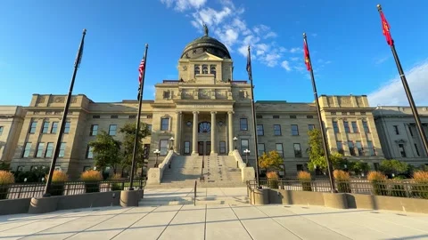 Montana State Capitol Building. Stock Footage 338370946