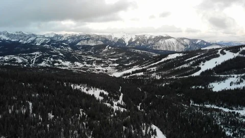 Montana's Mountains, overcast Stock Footage 109295348
