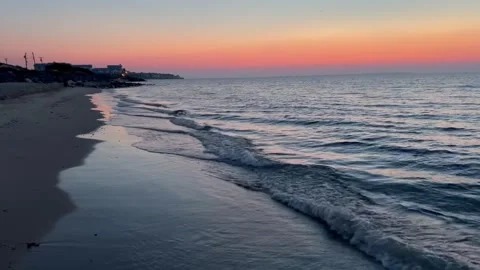 Montauk beach at sunset Vídeos de archivo 301066248