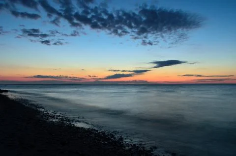 Montauk Sunset Stock Photos