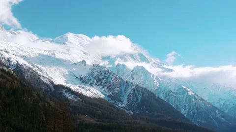 Montblanc mountains Stock Footage 49041429
