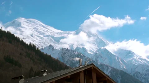 Montblanc mountains Stock Footage 49041492