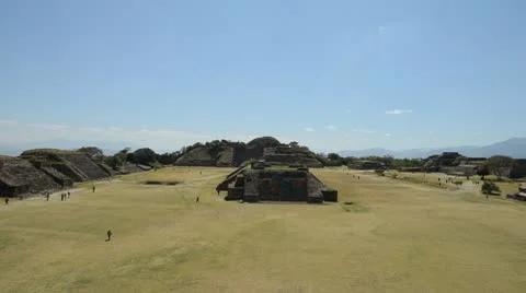 Monte Alban Overview Stock Footage 10734597