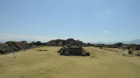 Monte Alban overview Stock Footage 10734662