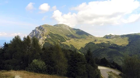 Monte Baldo from the Air Stock Footage 118397777