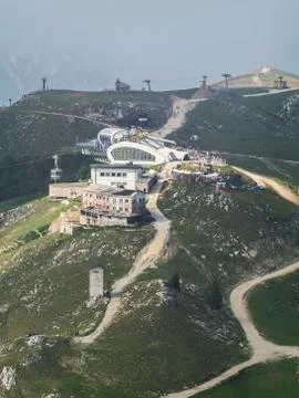 Monte Baldo mountain Stock Photos
