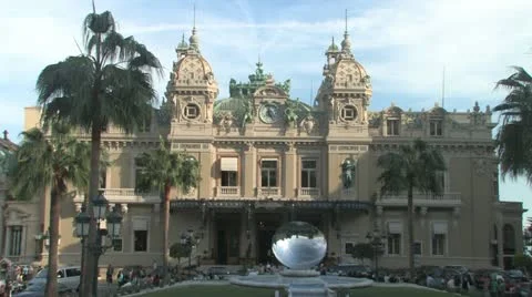 Monte Carlo Casino Stock Footage 12585747