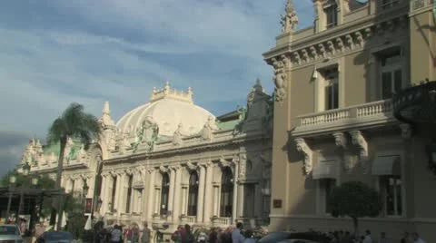 Monte Carlo Casino Stock Footage 12585846