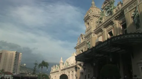 Monte Carlo Casino Stock Footage 12585943