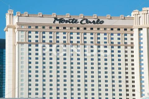 Monte carlo hotel on the las vegas strip in nevada Stock Photos