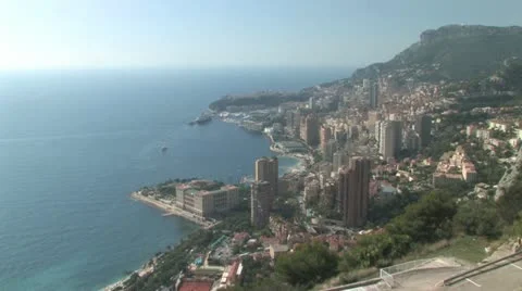 Monte Carlo in Monaco Stock Footage 12517510