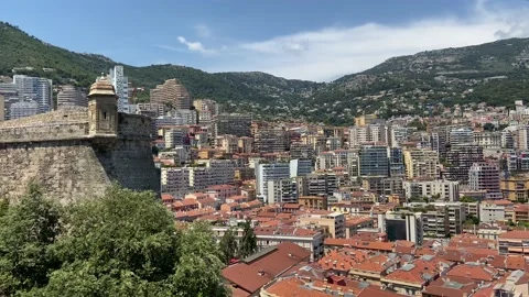 Monte Carlo Panoramic Stock Footage