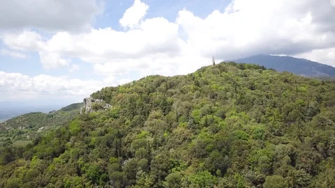 Monte Cassino Hills Vídeo Stock 121397237