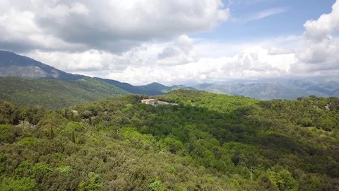Monte Cassino Hills Stock Footage 121397264